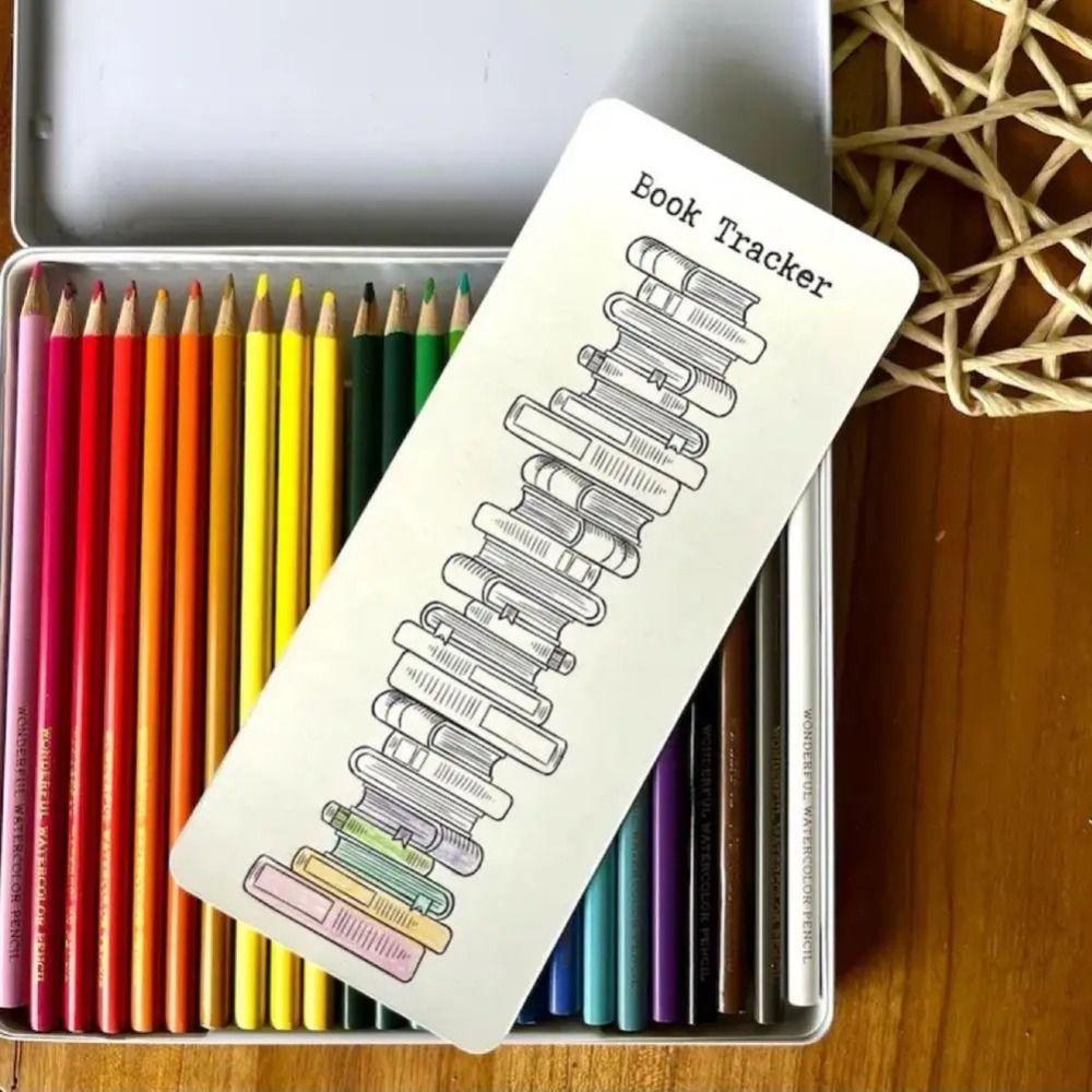 Reading Challenge Reading List Marker Cards Writable Notes Book Tracker Bookmark  Reading Lover
