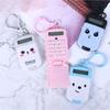 Portable Digit Calculator Kawaii Mini Calculator Pocket Display Cartoon Cute Creative Keychain Calculator Office Supplies