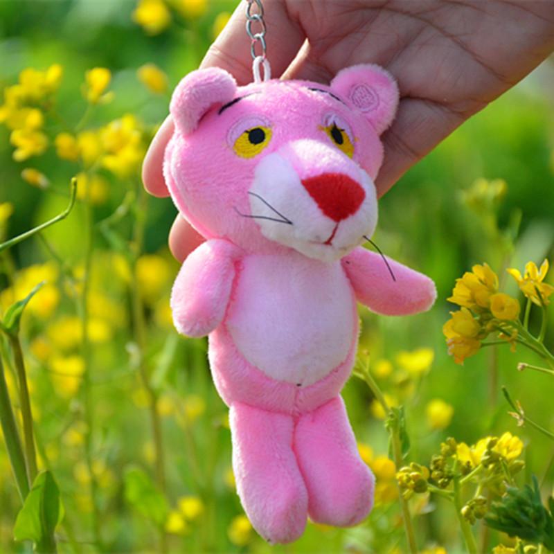 Ins Pink Leopard Doll Мягкая игрушка Милая маленькая непослушная леопардовая мини-кукла Подвеска Свадебная кукла