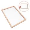 Деревянная рамка с краями для изготовления бумаги 30x40 см, DIY, Рамка для бумажного творчества, Сетчатый инструмент, Бумажное искусство из сушеных цветов, Школьный проект