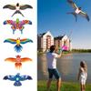Children Kite Toy Cartoon Eagle Foldable Mini Plastic Toys Kite Hand Brake Fishing Rod Butterflies For Kids Outdoor Toy For Fun