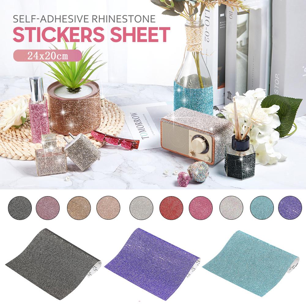 Подарки для декора дома, украшение, хрустальная наклейка, лист страз, блестящая отделка, аппликация, блестящая наклейка