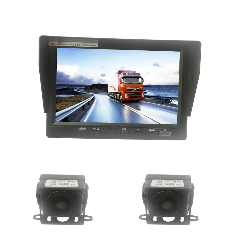 Wireless 7" Monitor HD Rear View Backup Reverse Camera Kit For Truck Trailer Bus