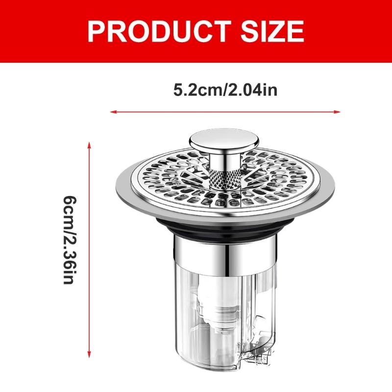 Sink Strainers Anticlogging Drain Stopper Basins Drain Filter Hair Catcher Drain Filter Bounce Cores Bathtubs Stopper