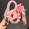 Metal Hook Phone Lanyard 360 Degree Rotation Long Hanging Rope  for Phone Case