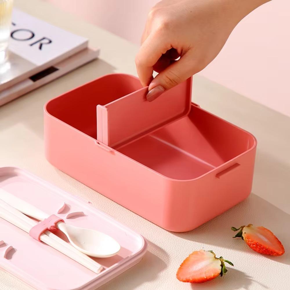 Japanese-style Student Lunch Container Microwavable Food Storage Box  Outdoor