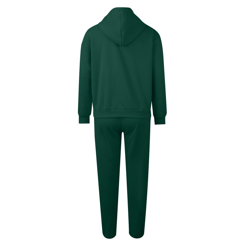 Женский однотонный спортивный комплект с капюшоном и длинными рукавами, домашние брюки, комплект для бега