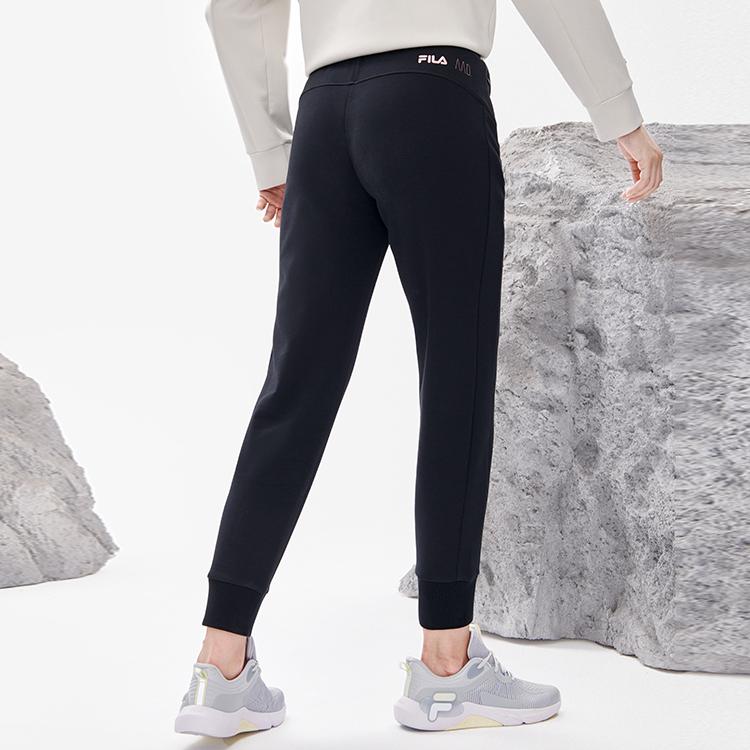 Fila Атлетика Однотонный Логотип Повседневные Джоггеры Беговые Брюки Женские низ A11W231628F-BK