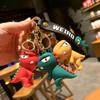 PVC Epoxy Dinosaur Cartoon Keychain Pendant - Cute Animal Gift