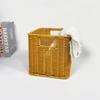 Square Plastic Storage Basket Kitchen Cabinet Organizing - PP Material Spice Color Lightweight Multipurpose Organizer