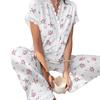 Sexy nightgown sexy women pajamas loungewear two-piece set butterfly suspender skirt nightgown