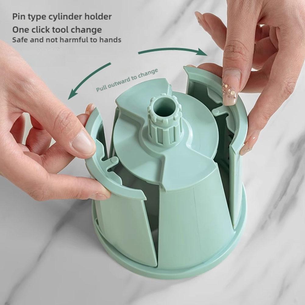 5 In 1 Rotary Cheese Grater With Handle Manual Vegetable Grinder Graters Base Suction J4Z6