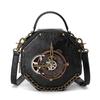 Punk Industrial Retro Style Women's One Shoulder Crossbody Bag, Niche Handheld Shoulder Bag