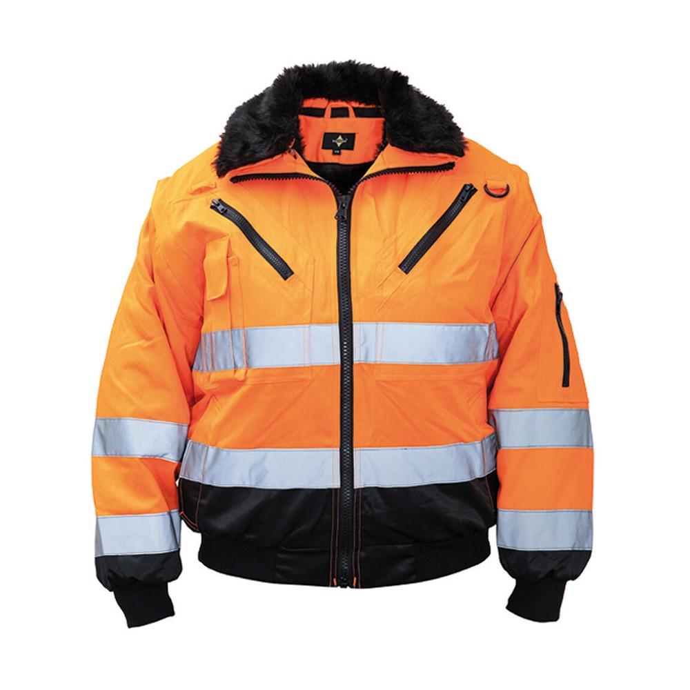 Korntex Mens Oslo Hi-Vis Pilot Jacket