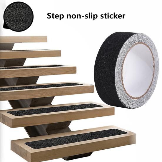1 Roll Non-slip Tape Waterproof Durable Wear-resistant High Friction Stair Steps Adhesive Tape for Outdoor Indoor
