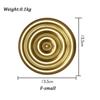 Golden Wall Decoration Pendant Nordic Light Luxury Round Wall Hanging Decor Metal Irregular Disc Wrought Iron Room Home Decor