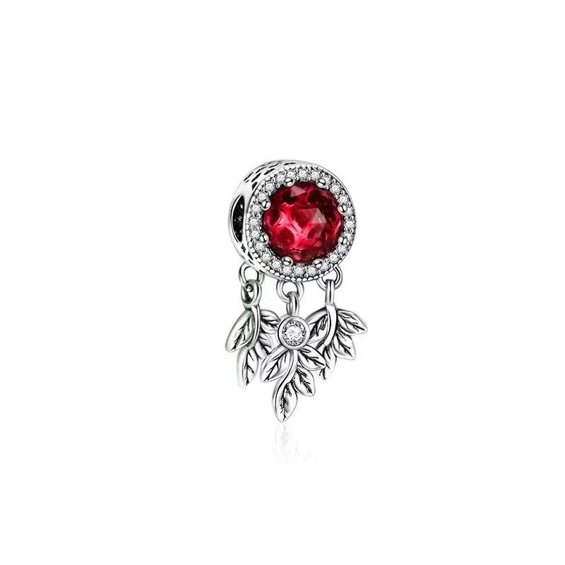 Шармы-перья из серебра 925 пробы, Бусины, Ловцы снов, Счастливые подвески для браслетов, ожерелий своими руками, Женские украшения, Подарки