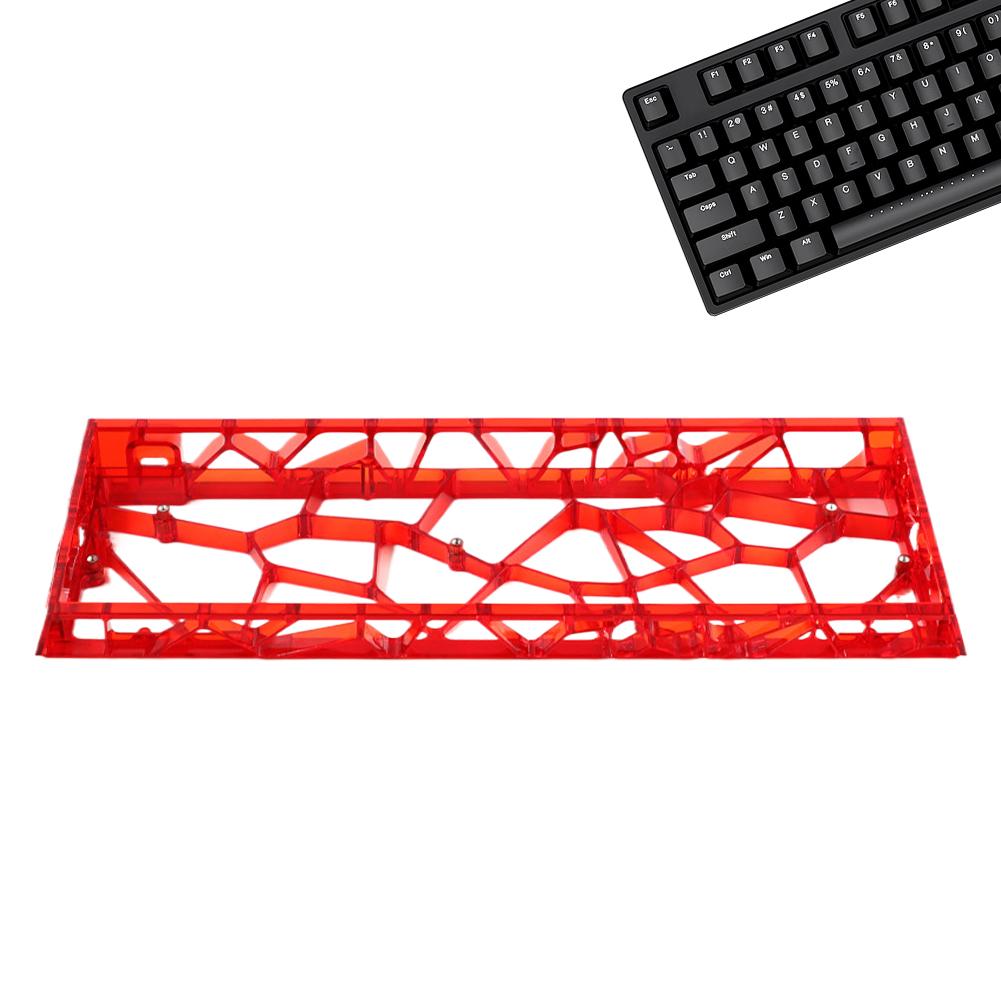 60 Transparent Hollow Keyboard Shell/Inner Sheath Wired Bluetooth Replacable Space for Cherry MX Switches Mechanical keyboard