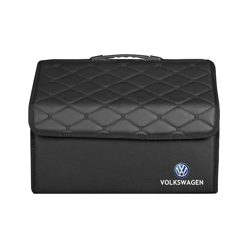 Storage Leather Box Trunk Organizer Bag Large Capacity Foldable For VW Golf Polo Tiguan Touran Jetta Passat CC T5 GTI Beetle GTD ze1