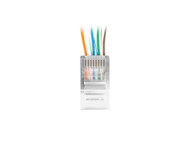 Lanberg PLU-6020 RJ-45 8P8C cat. 6 UTP network plug 20 pieces with guide