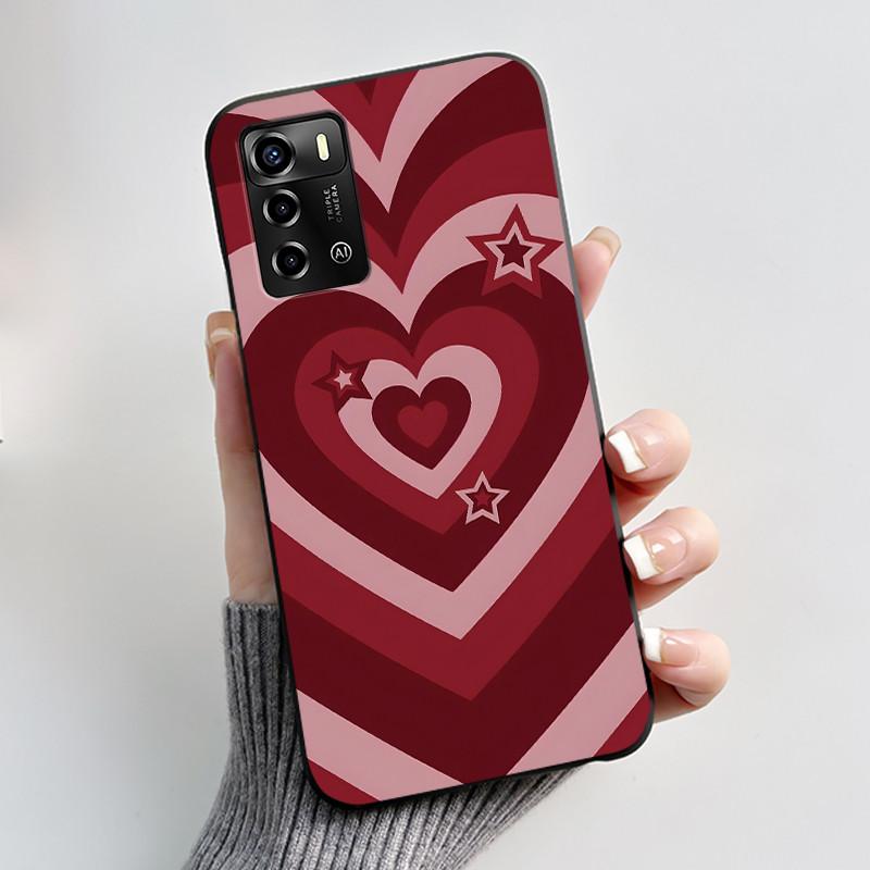 Чехол для смартфона ZTE Blade V40 Vita / V41, роскошный, милый, с кроликом, забавный, черный, корпус, мягкий силиконовый защитный чехол
