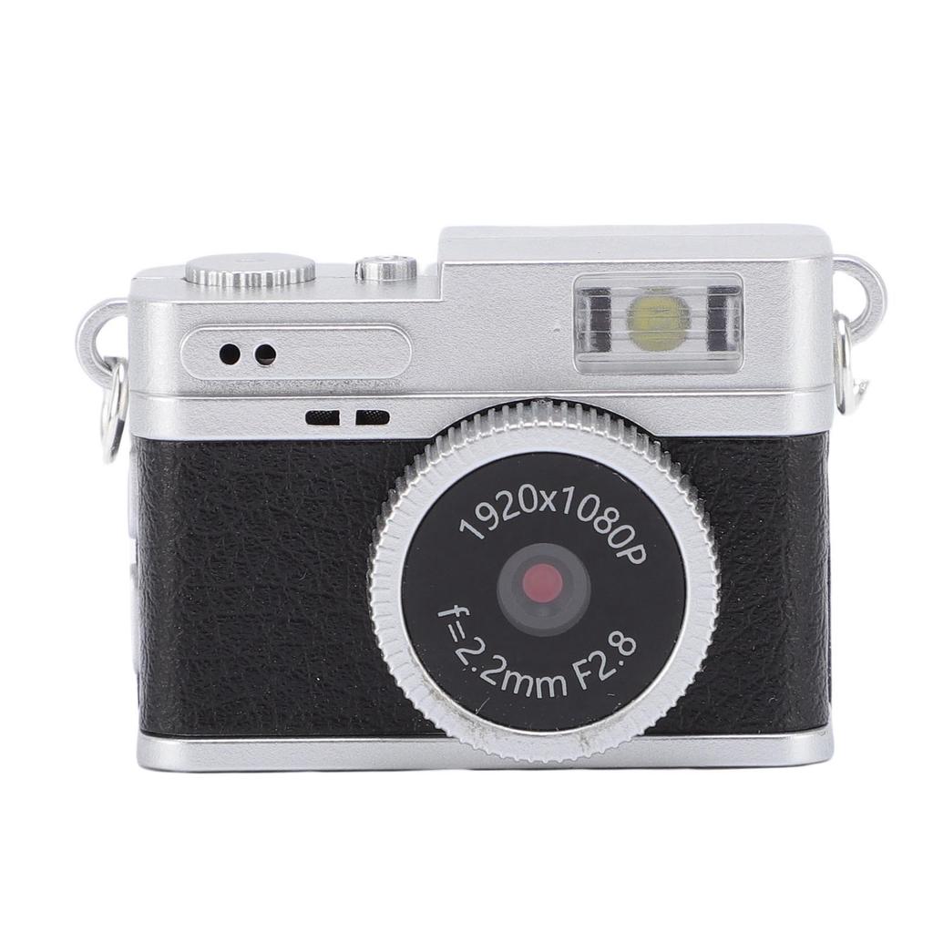 Маленькая камера-брелок 1080P 2МП 0,96-дюймовый цветной экран карта памяти 32 ГБ ретро цифровая камера с 4 фильтрами и светодиодной вспышкой