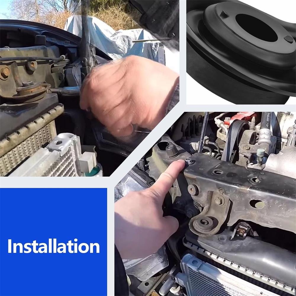 2 шт. Верхний кронштейн радиатора с подушкой для Honda Civic 2006-2011