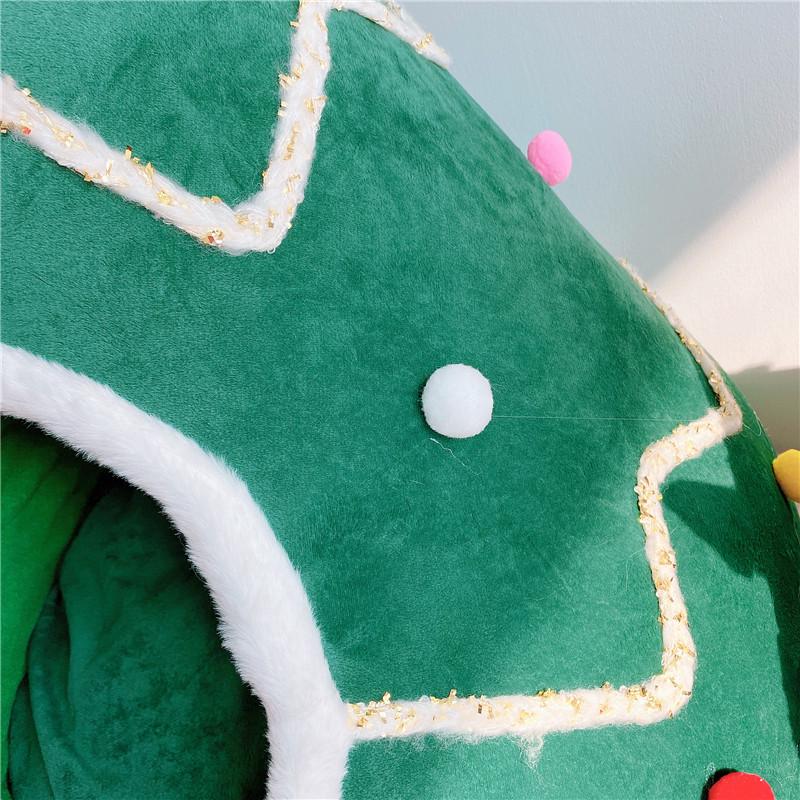 Winter Warm Pet Nest: Christmas Cat & Dog Igloo Bed with Bowknot