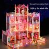 Princess Castle Dollhouse Playset: Puzzle Villa for Girls