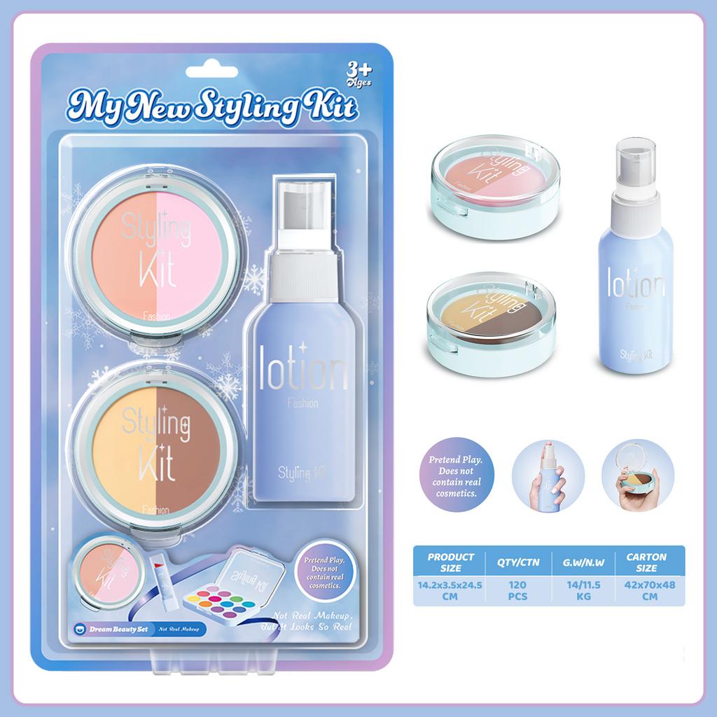 Girls Simulation Dressing Non-Smearing Makeup Children Cosplay Play House Toys Cosmetics Set