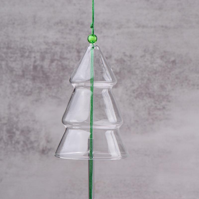 Прозрачные стеклянные колокольчики для окон, подвесные колокольчики для сада, садовые колокольчики, японский декор для комнаты, поделки своими руками