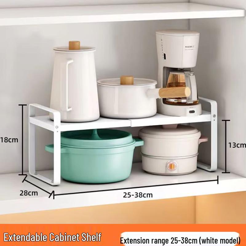Youshu Retractable Kitchen Cabinet Organizer Shelf