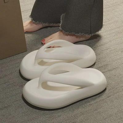 Женские летние нескользящие тапочки с мягкой подошвой - Удобные толстые EVA для дома и ванной