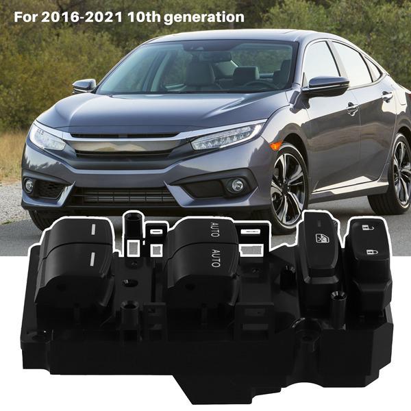 35750-TEA-H02: Совместимо с Honda Civic 2016-2021 гг. (10-е поколение) Выключатель электростеклоподъемника.