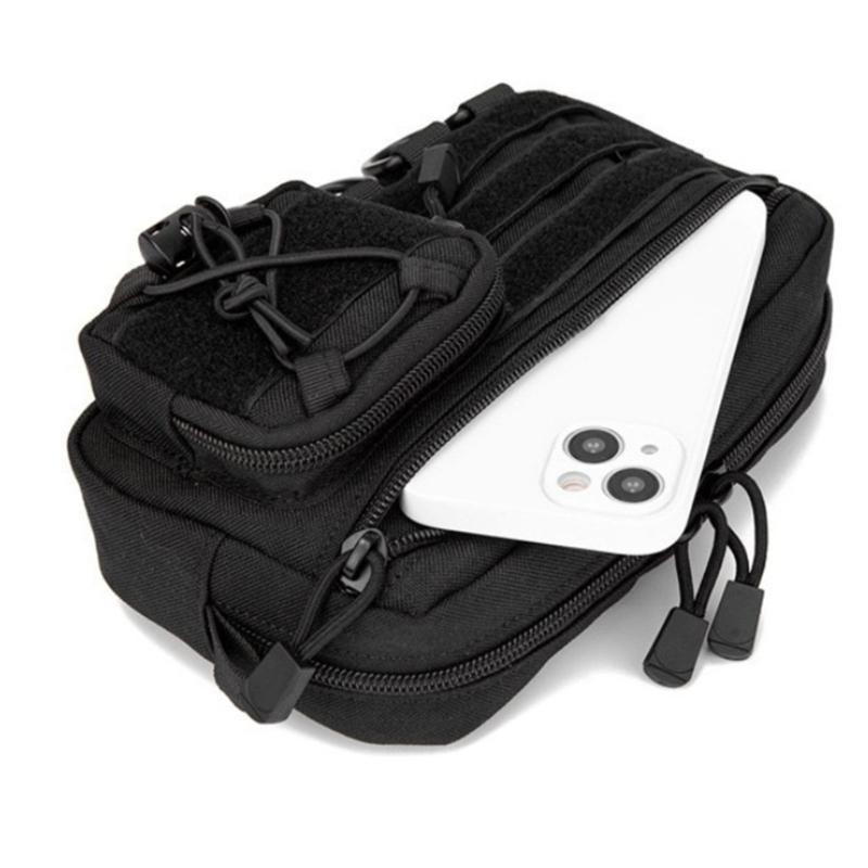 Tacticals Belt Bag Utility Bag Molles Pouch Phone Bag Travel Waist Bag Storage Bag Small Tool Bag for Outdoor Camping