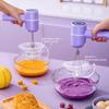 Electric Egg Beater Handheld Mixer USB-C Charging Cordless Whisk with Detachable Beaters 3 Speeds Modes Kitchen