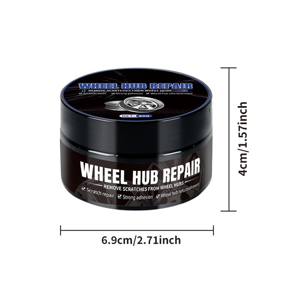 80g Wheel Rim Scratch Repair Paste Car Alloy Rim Polishing Oxidation Remove Hub Shining Sponge Care Tool For Volvo Nissan