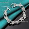 Плетеный браслет West Lake Silver Ring OT Buckle