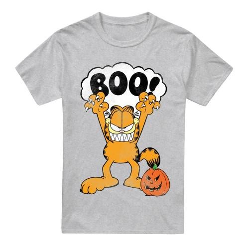 Мужская футболка с изображением кота Гарфилда Scaredy Cat