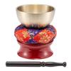 Buddhist Altar Shop Takita Shoten Buddhist Bell Set, 2.3-inch (6.9cm Diameter), Soft-sounding Bell, Includes Cover, Bell Stand, and Bell Stick, for