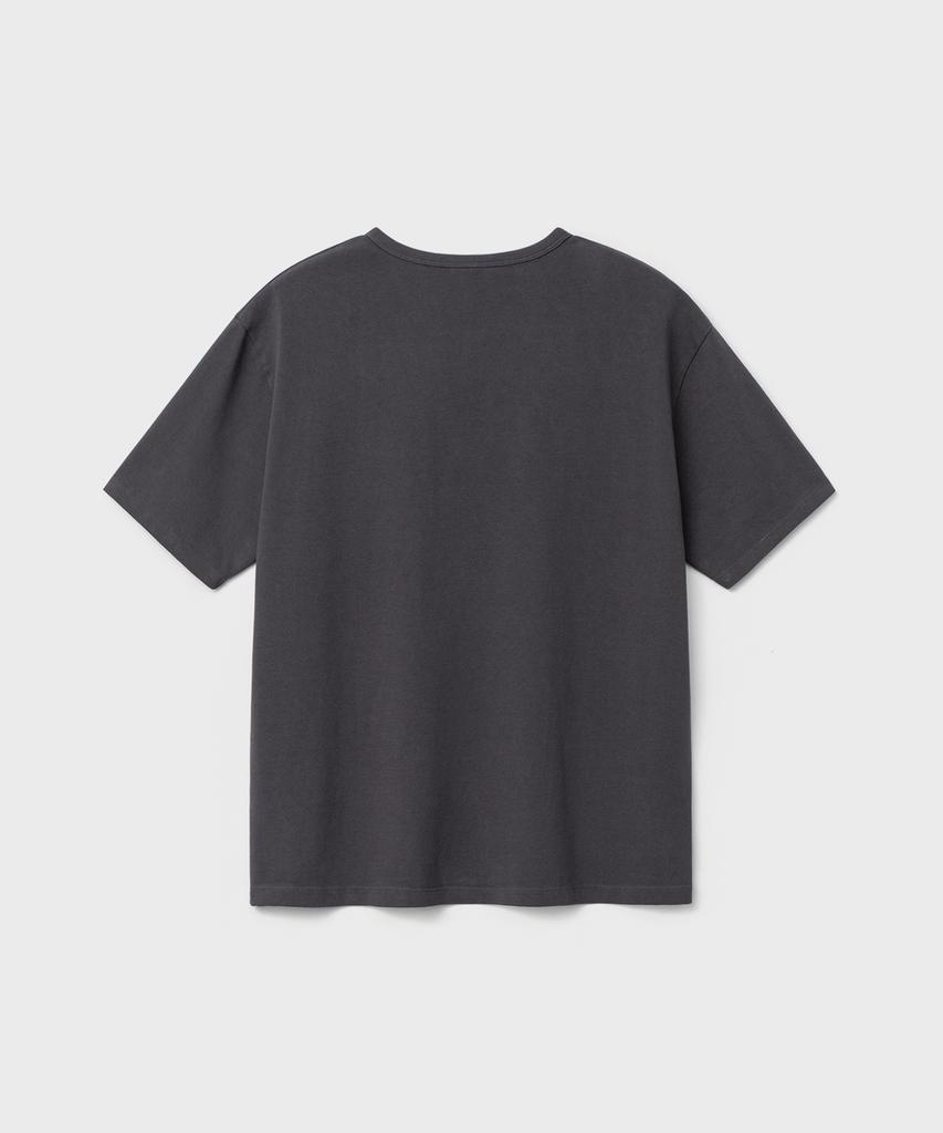 Футболка-henley Bellie Variant - Стирка Уголь