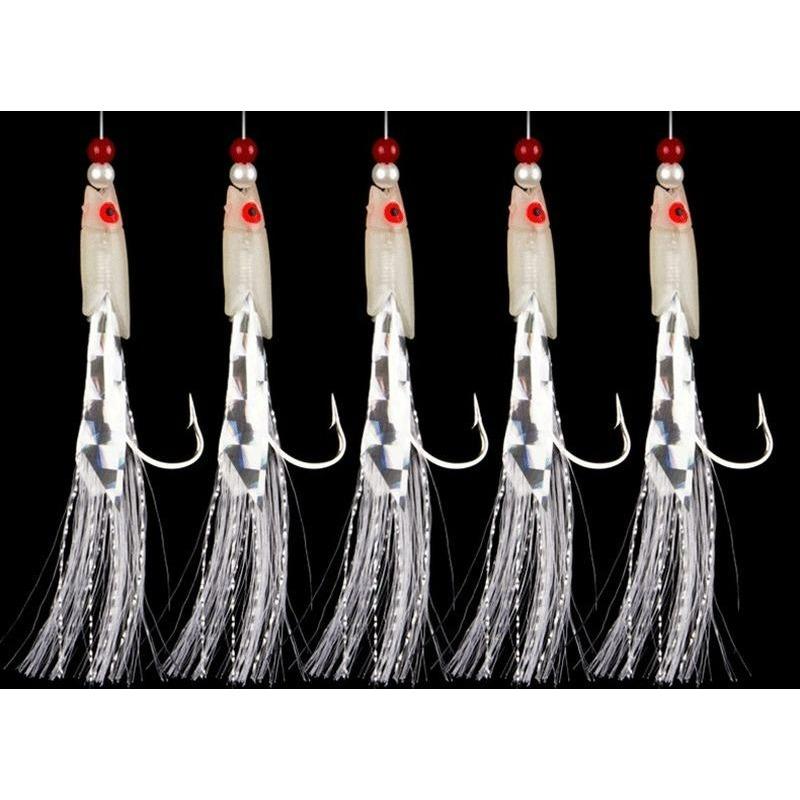 5 шт./Крючок для рыбы, крючок для защиты от наматывания, светящийся крючок для рыболовных снастей