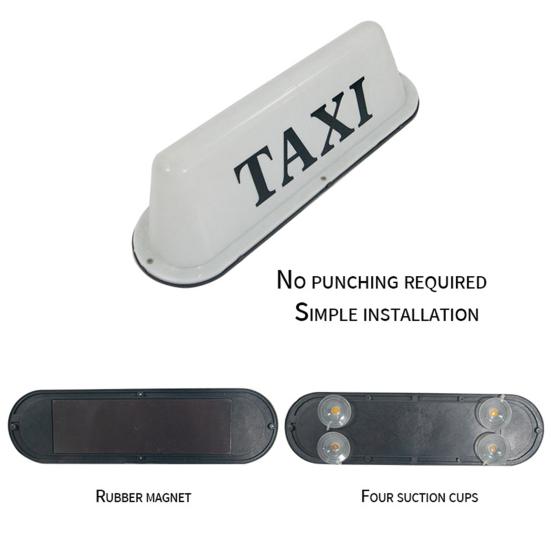 Taxi Roof Top Sign Waterproof Good Brightness Energy Saving Universal Cab Roof LED Lamp Light Signal Sign Car Supplies