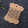 50 Pcs Paper Thread Bobbins Sewing Storage Winding Cardboard Thread Holder Embroidery Floss Bobbins Craft Supplies