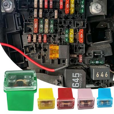 Универсальный водонепроницаемый квадратный мини-предохранитель 32 В 20 А 25 А 30 А 40 А 50 А 60 А автомобильный предохранитель с пластиковой коробкой гнездо автомобильные аксессуары