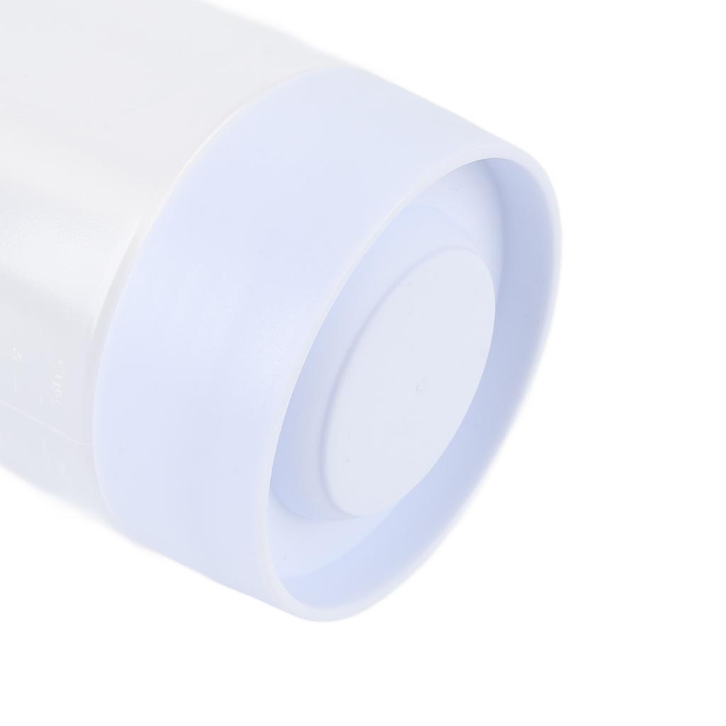 Бутылка-дозатор для теста для блинов с шариком для смешивания, венчиком и функцией сжатия, кухонный шейкер для выпечки, 1000 мл