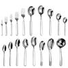 Набор столовых приборов из нержавеющей стали 316: Суповая ложка, Фруктовая вилка, Половник, Скребок для западной кухни