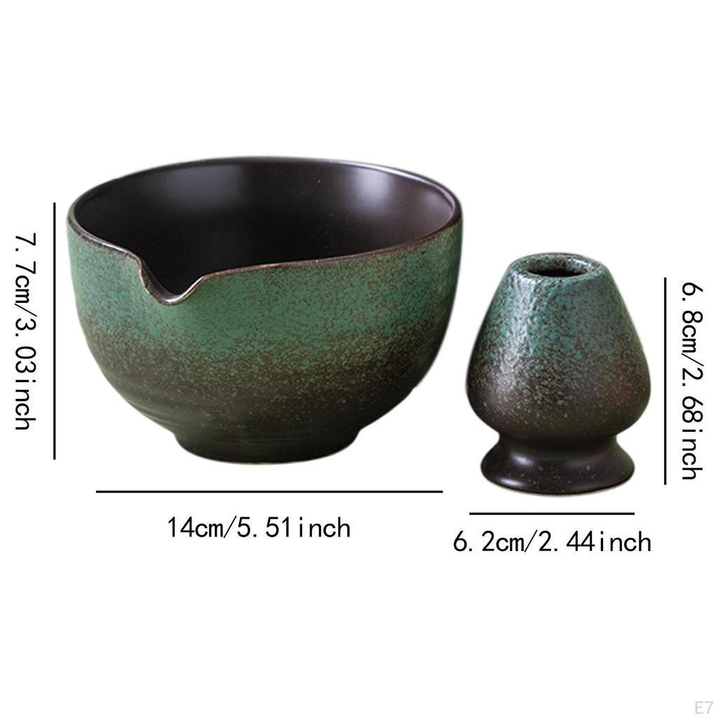 Японская миска для матча с венчиком, керамическая чашка объемом 430 мл для офиса, спальни