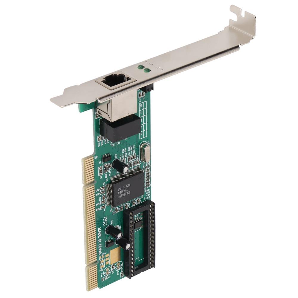 RTL8169 Chip PCI Gigabit Network Card High-Speed Transfer Gigabit Ethernet Card Desktop Computers