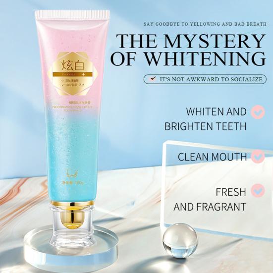 1/2/3Pcs 100G Nicotinamide Whitening Toothpaste Freshening Breath Stain Removal Oral Health Enamel Protection Teeth Cleaning Brightening Toothpaste